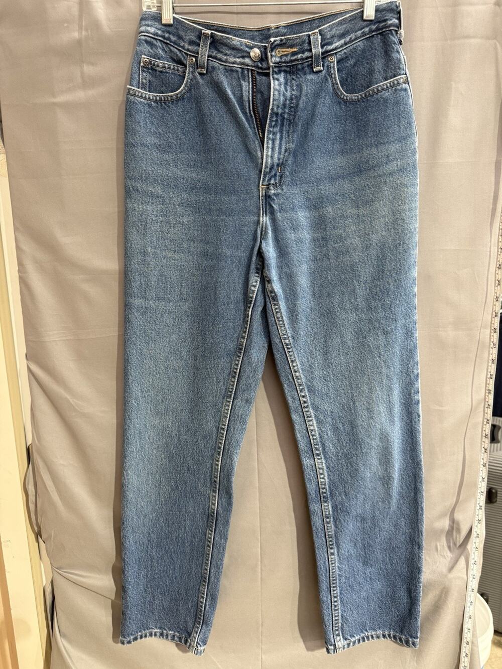 blue Lands' End straight-leg denim jeans Size 8. TG2264